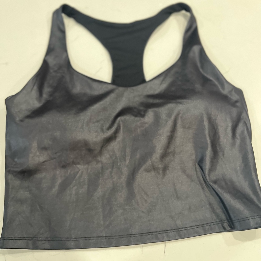 Sleek Black Racerback Tank Top